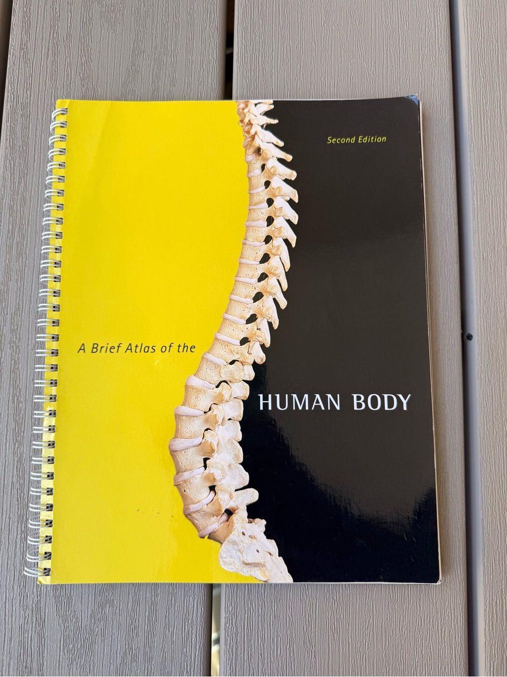 A Brief Atlas of the Human Body 2nd Edition Anatomy Spiral Textbook